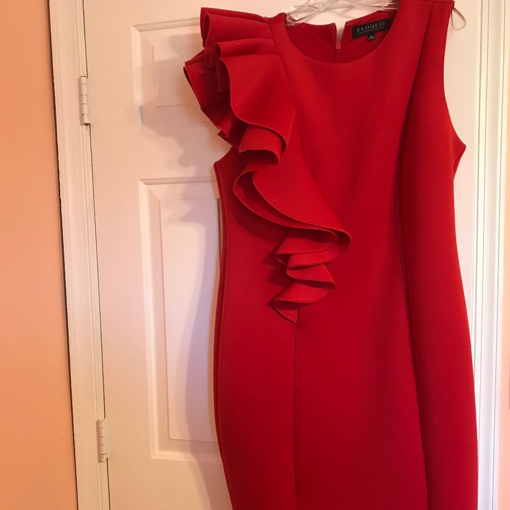 Eloquii- Red party dress